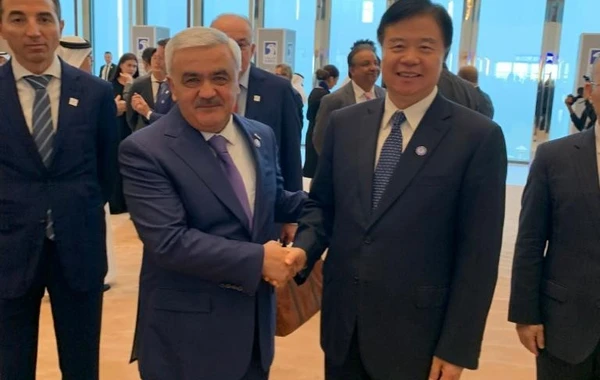 SOCAR prezidenti Əbu-Dabidə dünyanın aparıcı şirkətlərinin rəhbərləri ilə görüşüb - FOTO