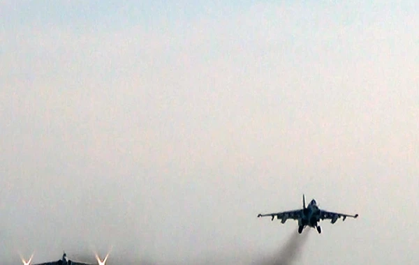 Azərbaycan qırıcıları havaya qalxdı - VİDEO