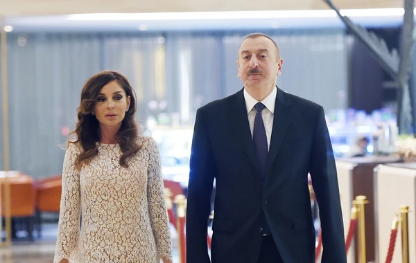İlham Əliyev və Mehriban Əliyeva Dünya dini liderlərinin II Bakı Sammitində