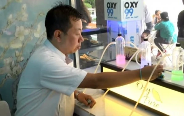 Hindistanda təmiz hava pulla satılır - VİDEO