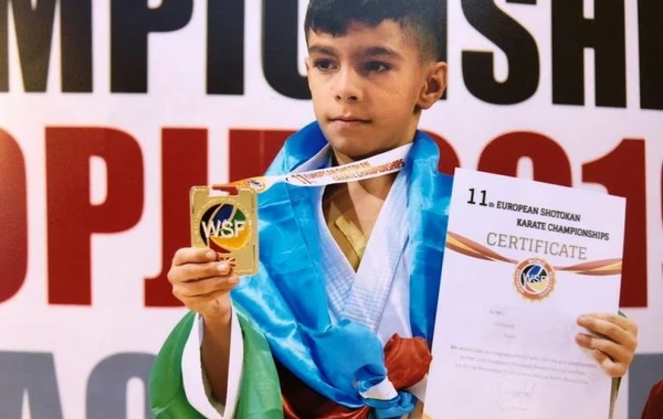 İkiqat dünya çempionu Elməddin Səlimli Avropa çempionu oldu - VİDEO/FOTO