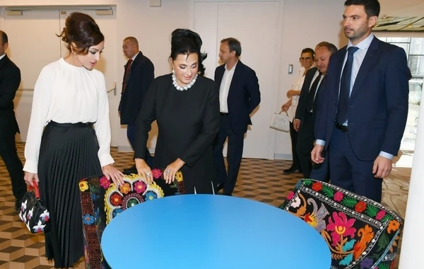 Мехрибан Алиева в Центре гимнастики в Олимпийском комплексе "Лужники" - ФОТО