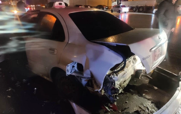 В Баку столкнулись 7 автомобилей: двое пострадавших - ФОТО