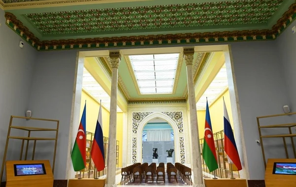Мехрибан Алиева на открытии павильона "Азербайджан" на ВДНХ в Москве - ФОТО