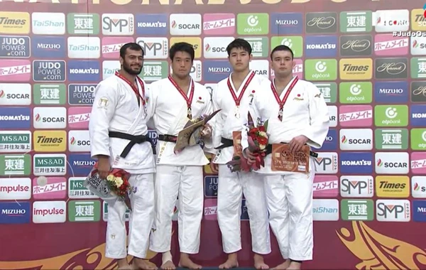 Azərbaycan cüdoçusu Yaponiyada gümüş medal qazanıb - FOTO