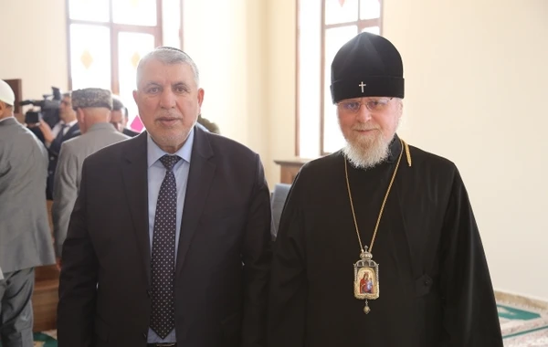 Şeyxülislam Ordubadda "Allahşükür" məscidinin açılışında iştirak edib - FOTO