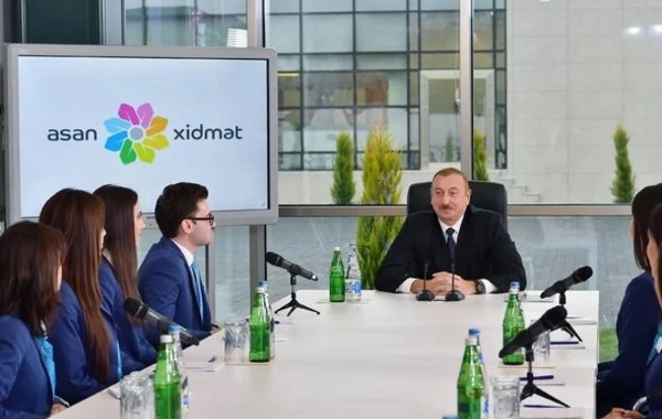 Ильхам Алиев на открытии комплекса "ASAN Həyat" в Шамахы - ФОТО