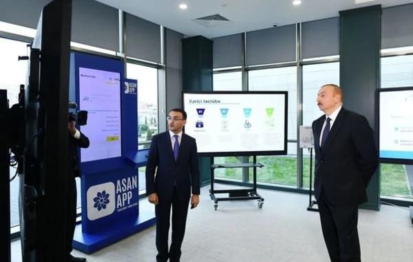 Ильхам Алиев на открытии комплекса "ASAN Həyat" в Шамахы - ФОТО