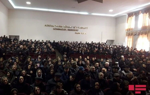 В Губе прощаются с депутатом Милли Меджлиса Евдой Абрамовым - ФОТО