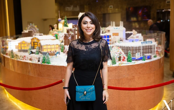 Шестого декабря в Port Baku Mall открылась выставка Gingerbread City - ВИДЕО