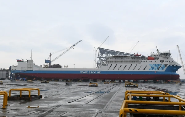 Bakıda istehsal olunan ilk tanker istifadəyə verildi - FOTO
