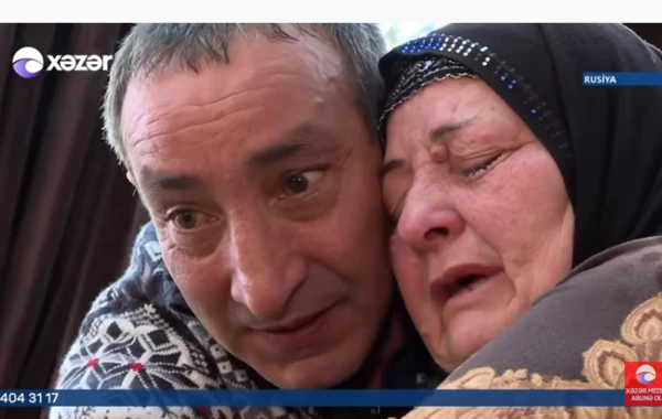 Azərbaycanlı ana Ermənistana aparılan oğluna qovuşdu - VİDEO