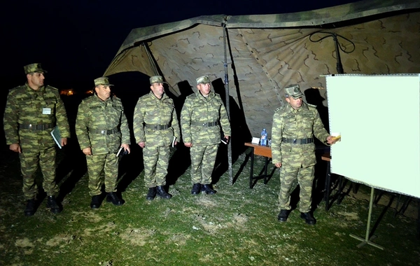 Azərbaycan Ordusunun gecə atışları - VİDEO/FOTO