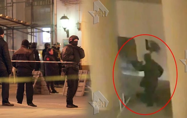 Moskvanın mərkəzində baş verən atışmadan ŞOK VİDEO