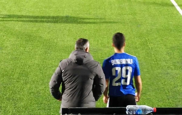 Qurban Qurbanovun oğlu "Qarabağ"ın əsas komandasında debüt edib - FOTO