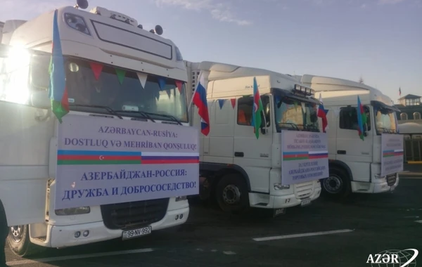 Azərbaycan-Rusiya sərhədində inşa edilən körpünün açılışı olub - FOTO