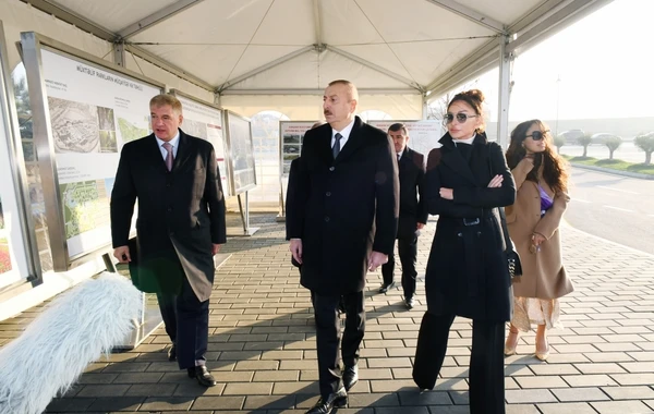 İlham Əliyev və Mehriban Əliyeva Ağ Şəhərdə - FOTO (YENİLƏNİB)