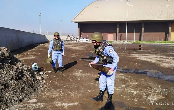 Bakıda top mərmisi tapılıb - FOTO