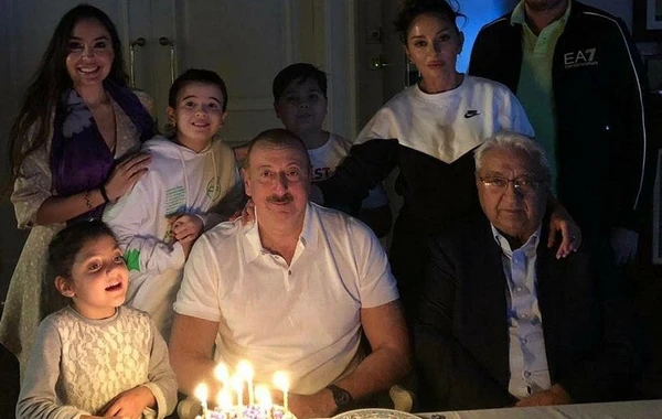 Prezident ad gününü belə qeyd etdi - FOTO