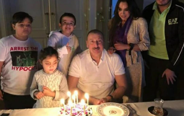 Prezident ad gününü belə qeyd etdi - FOTO
