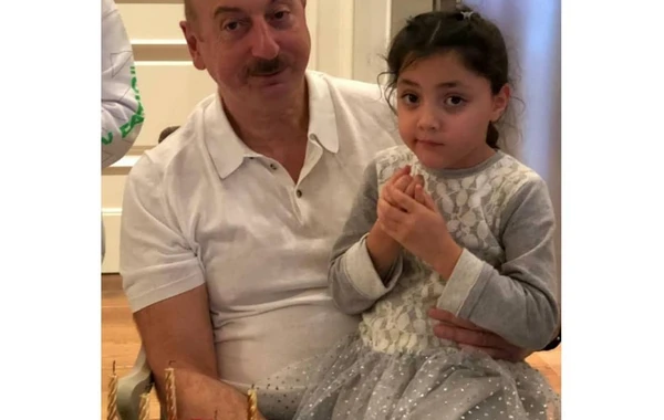 Prezident ad gününü belə qeyd etdi - FOTO