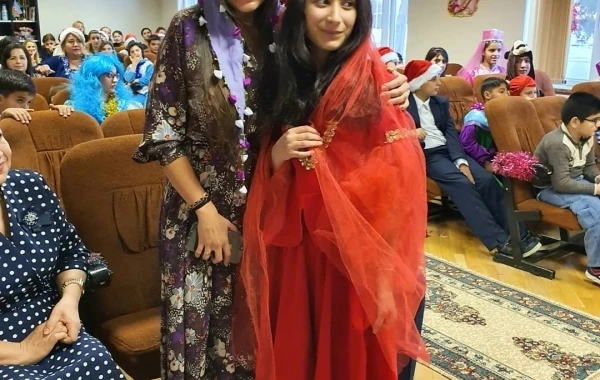 Leyla Əliyeva internat məktəbində - FOTO