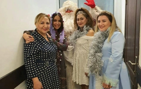 Leyla Əliyeva internat məktəbində - FOTO