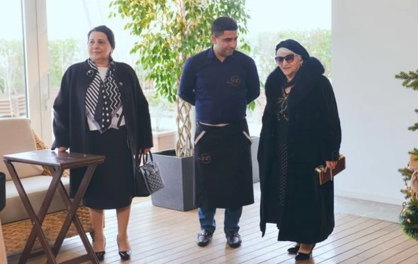 Bakıda qocalar evinin sakinləri üçün Yeni il süfrəsi açıldı - FOTO
