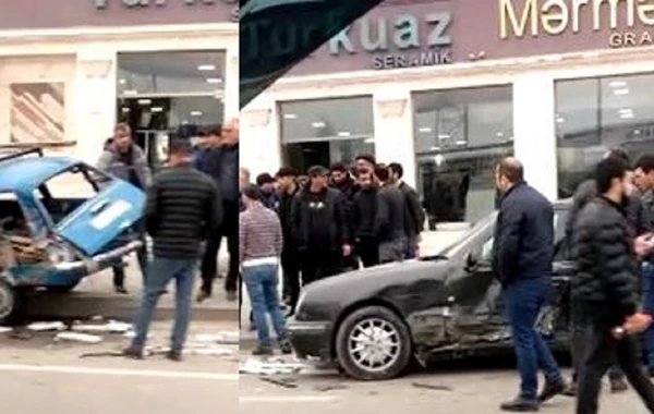 SON DƏQİQƏ - Bakının böyük prospektində zəncirvari qəza - VİDEO