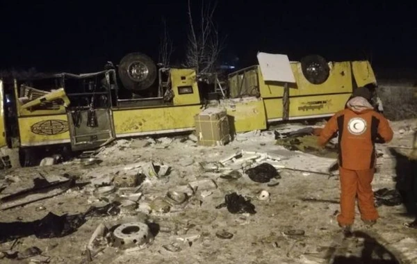 Təbrizə gedən avtobus qəzaya uğradı: doqquz ölü, onlarla yaralı - FOTO