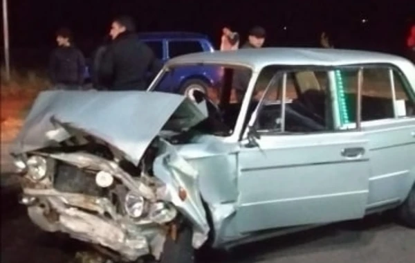 Ağstafada “Mercedes” 4 avtomobilə çırpıldı - 10-dan çox yaralı var - FOTO