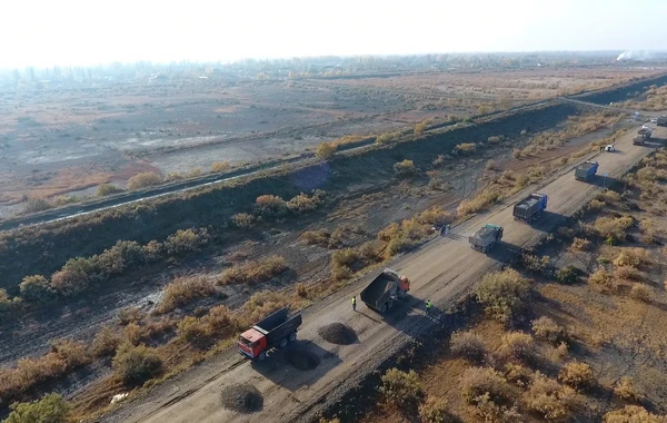 Kürdəmir-Zərdab avtomobil yolu yenidən qurulur - FOTO
