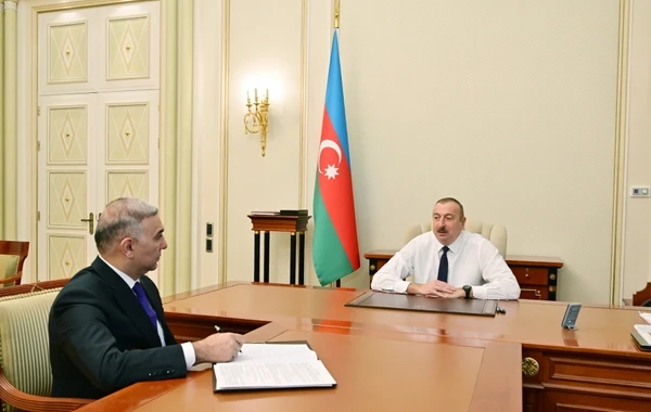 Prezident İlham Əliyev "Azərişıq” ASC-nin yeni sədrini qəbul edib