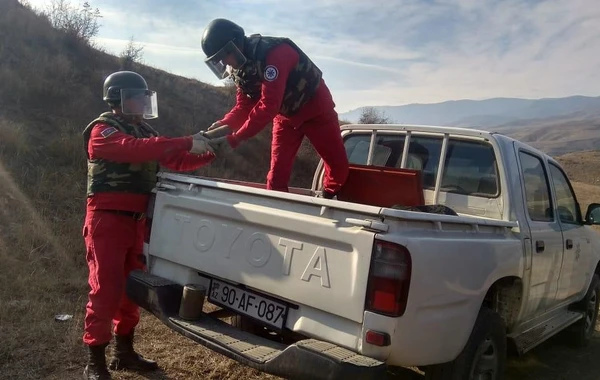 Qazaxda top mərmisi və 2 piyada əleyhinə mina aşkarlanıb - FOTO