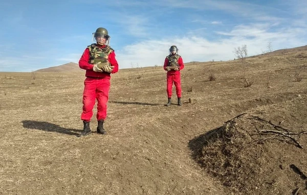 Qazaxda top mərmisi və 2 piyada əleyhinə mina aşkarlanıb - FOTO
