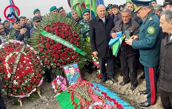 Şəhidimiz “Hərbi xidmətdə fərqlənməyə görə” medalı ilə təltif edildi