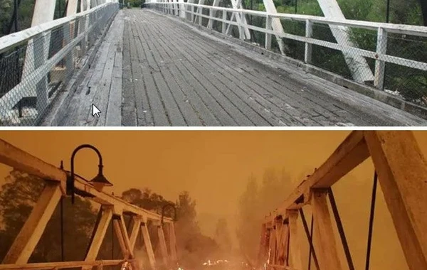Avstraliya dəhşətli yanğınlardan əvvəl və sonra - FOTO