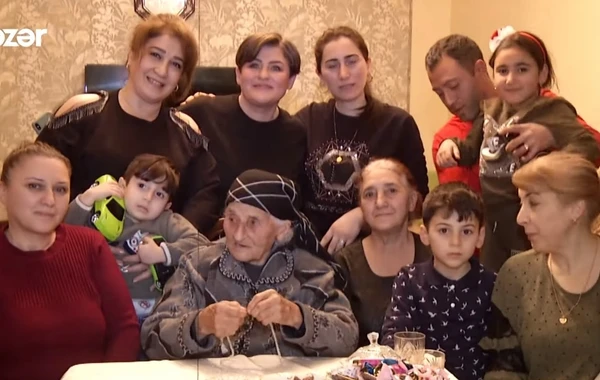 113 yaşlı Anaqız nənə uzunömürlülüyün sirrini açdı - VİDEO