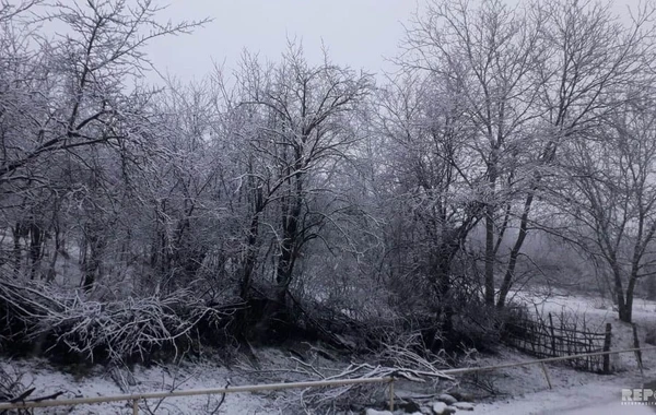 Azərbaycana qar yağdı - FOTO