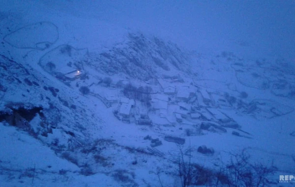 Azərbaycana qar yağdı - FOTO