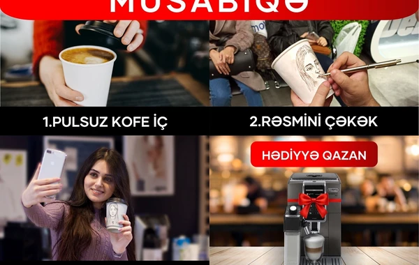 “Kontakt Home”da pulsuz kofe için və 2400 AZN-lik hədiyyə qazanın