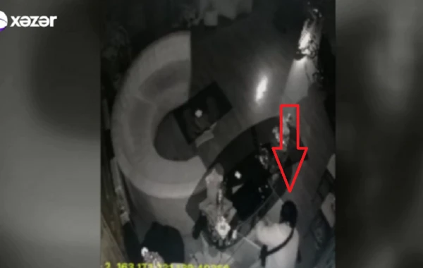 Bakıda oğru gözəllik salonundan oğurluq etdikdən sonra fişəng yandırıb bayram etdi - VİDEO