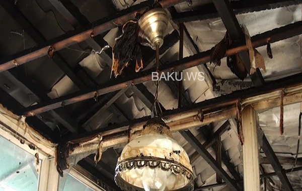 Gəncədə gözəllik salonu yanıb - FOTO - YENİLƏNİB