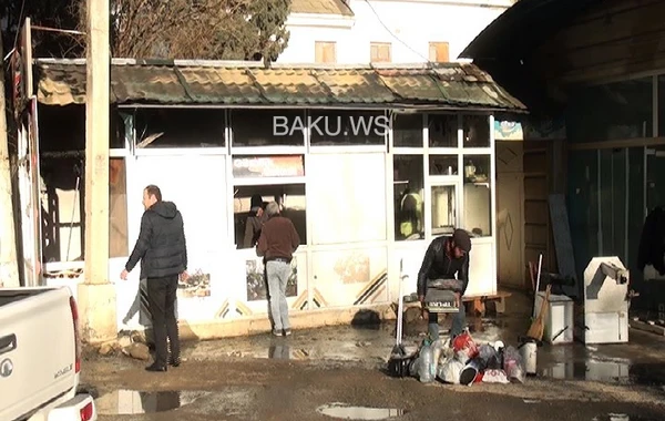Gəncədə gözəllik salonu yanıb - FOTO - YENİLƏNİB