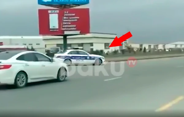 Bakının bu ünvanında yol polisi sürücülərə tələ qurur - DİQQƏTLİ OLUN! - VİDEO