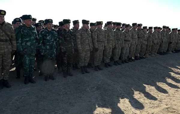 Naxçıvan Qarnizonu qoşunlarında toplantılar davam edir - FOTO