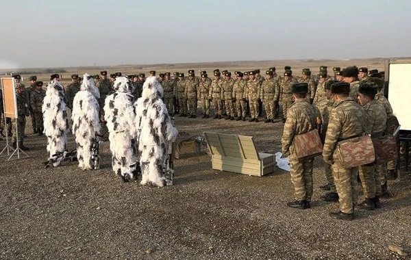Naxçıvan Qarnizonu qoşunlarında toplantılar davam edir - FOTO
