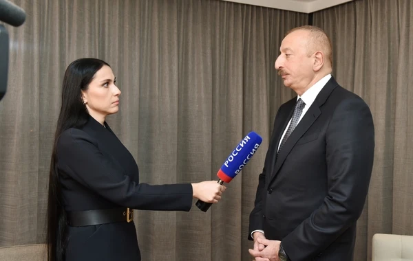 İlham Əliyev “Rossiya-24” kanalına müsahibə verib