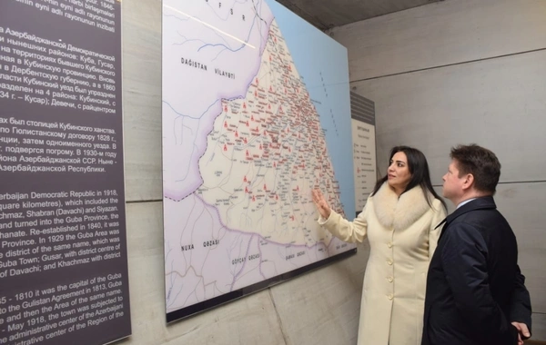 Avropa Şurasının Bakı Ofisinin rəhbəri Quba Soyqırımı Memorial Kompleksində - FOTO