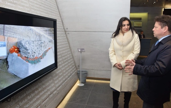Avropa Şurasının Bakı Ofisinin rəhbəri Quba Soyqırımı Memorial Kompleksində - FOTO
